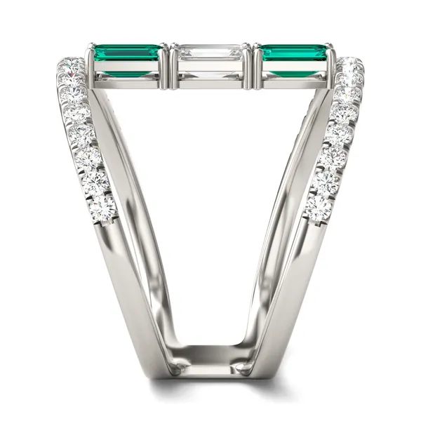 Emerald Journey Statement Ring