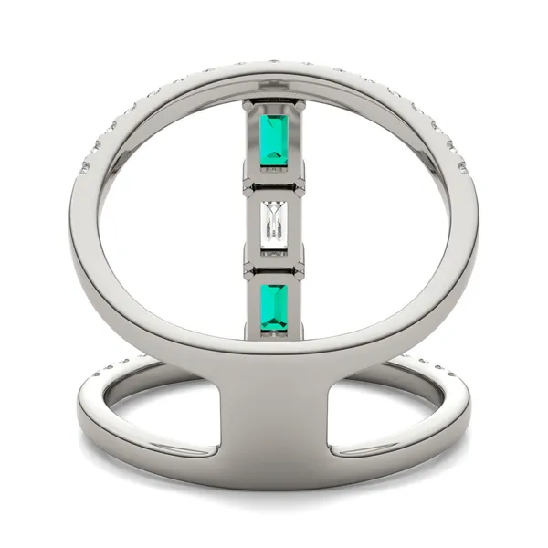 Emerald Journey Statement Ring