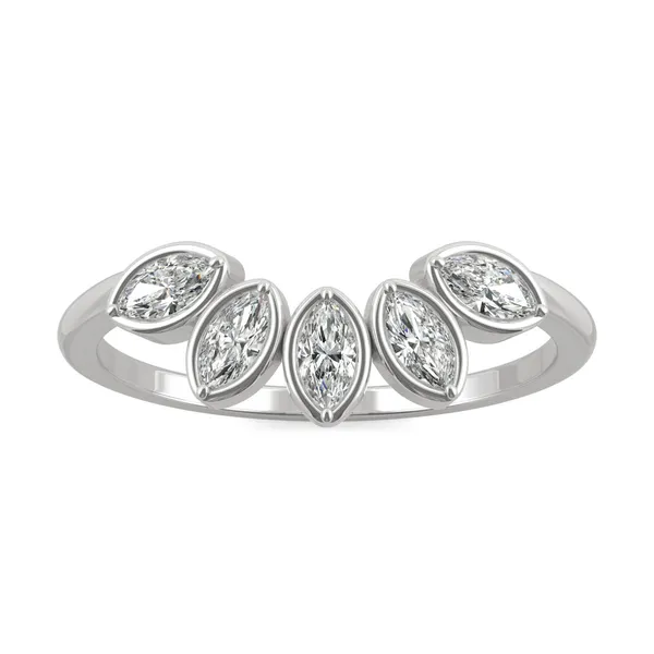 Tulip Curved Wedding Ring