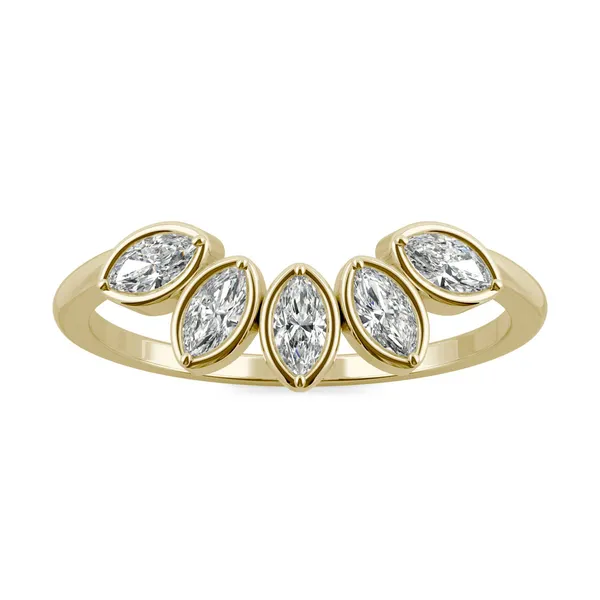 Tulip Curved Wedding Ring