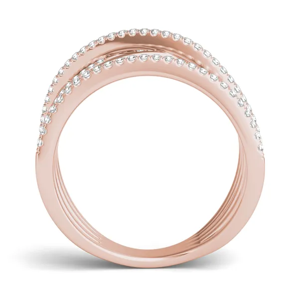 Triple Row Orbit Ring