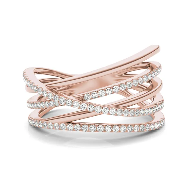 Triple Row Orbit Ring