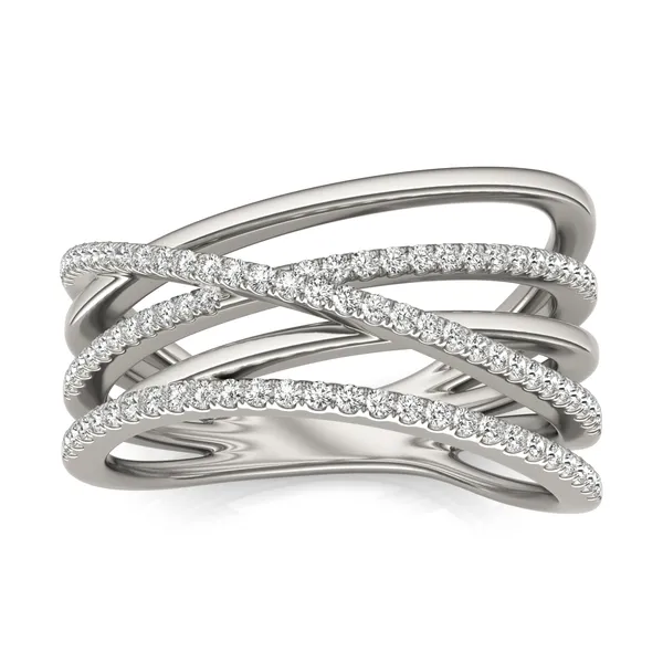 Triple Row Orbit Ring