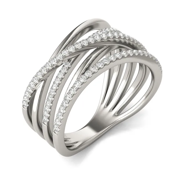 Triple Row Orbit Ring