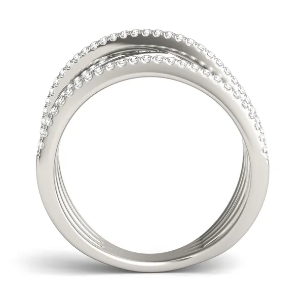 Triple Row Orbit Ring