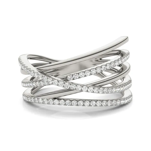 Triple Row Orbit Ring