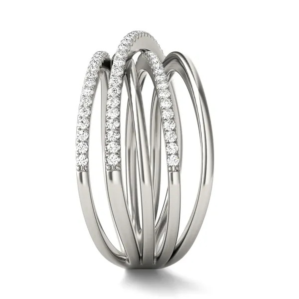 Triple Row Orbit Ring