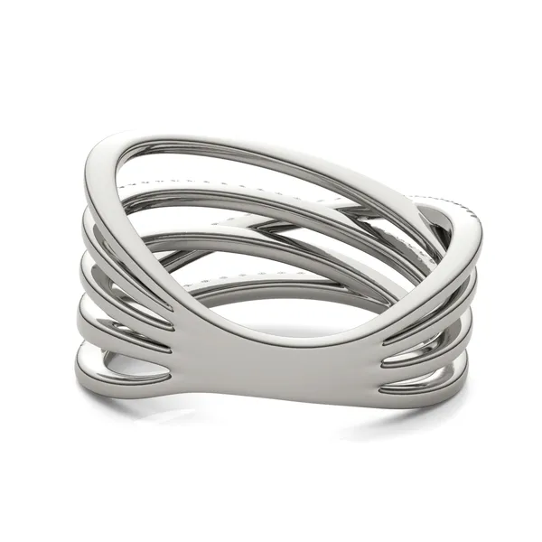 Triple Row Orbit Ring