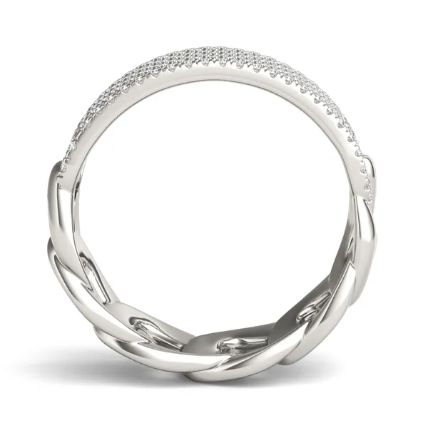 Seven Row Pavé Chain Ring