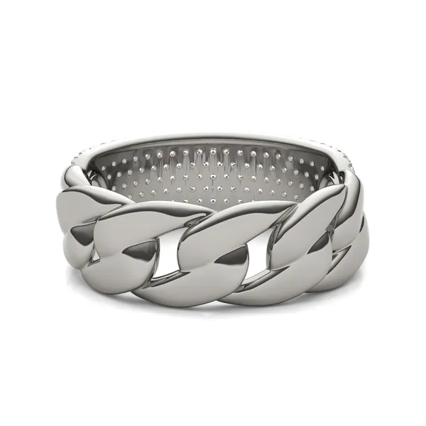Seven Row Pavé Chain Ring