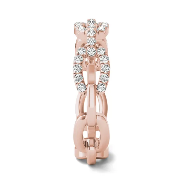 Pavé Chain Link Ring