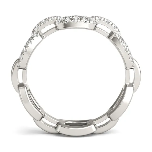 Pavé Chain Link Ring