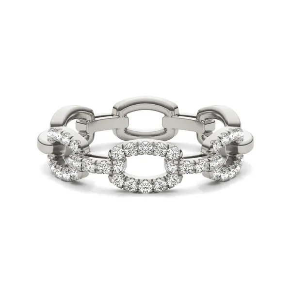 Pavé Chain Link Ring