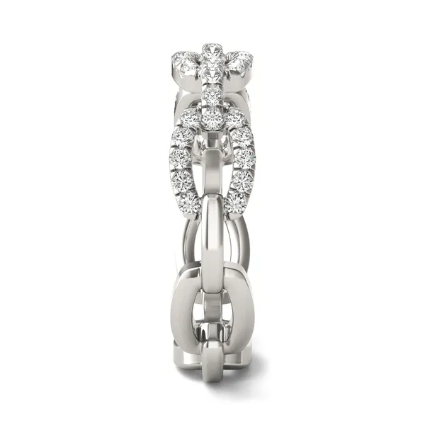 Pavé Chain Link Ring