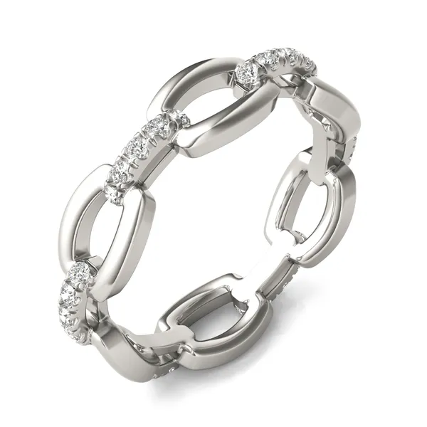 Simply Accented Chain Link Ring