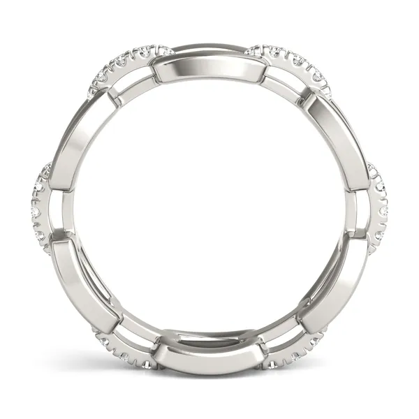 Simply Accented Chain Link Ring