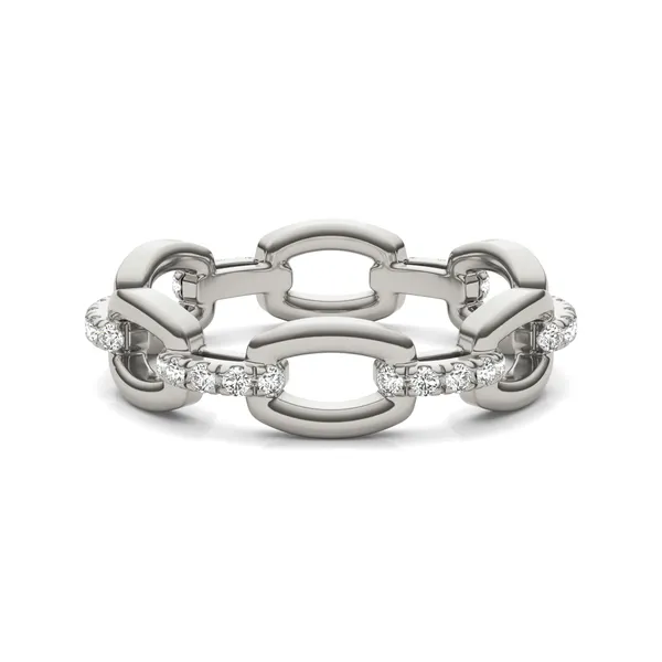 Simply Accented Chain Link Ring