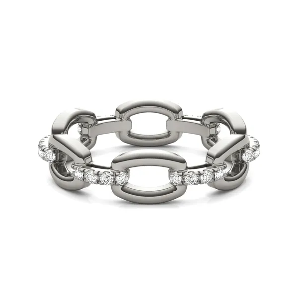 Simply Accented Chain Link Ring