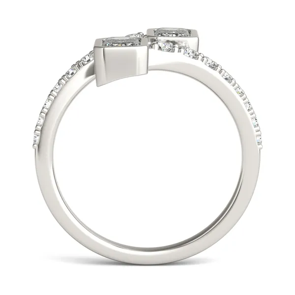 Graduated Open Bezel Ring