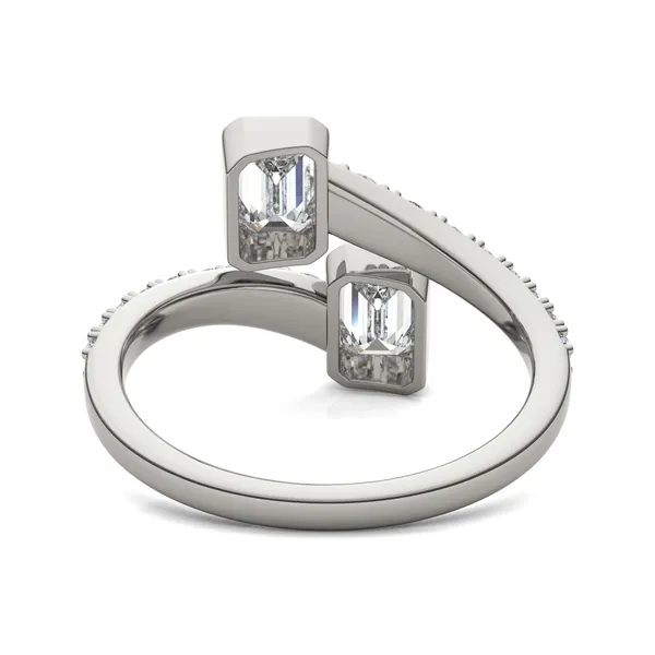 Graduated Open Bezel Ring