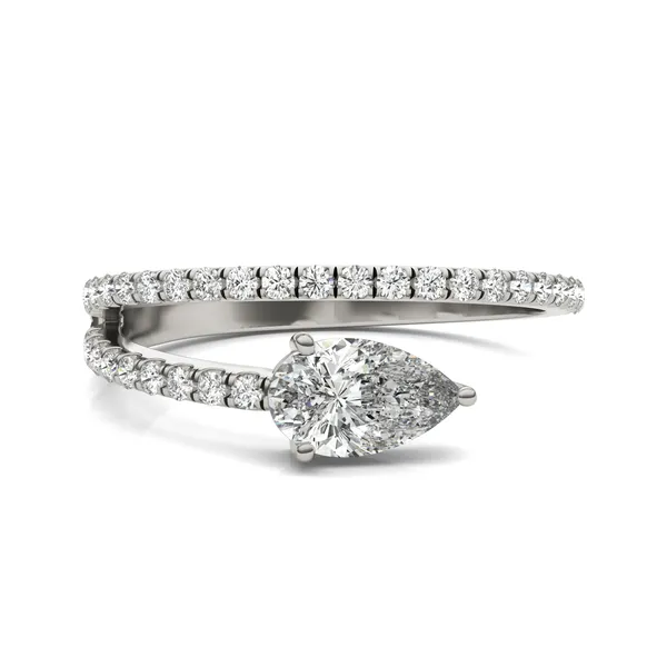 Pear Floating Wrap Ring