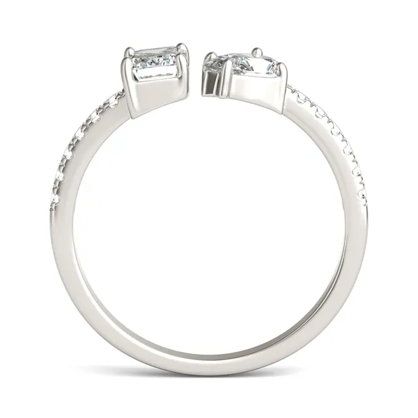 Open Toi Et Moi Accented Ring