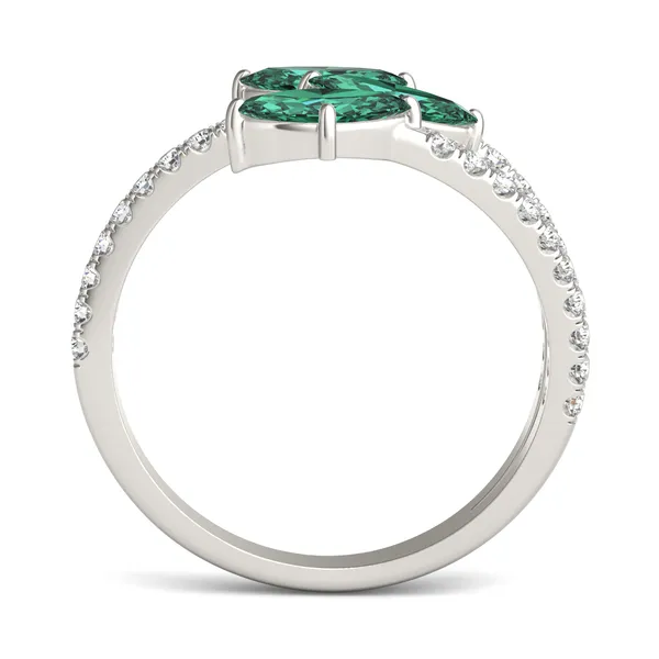Emerald Tipped Marquise Rea Ring