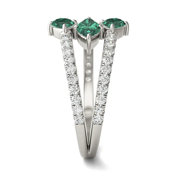 Emerald Tipped Marquise Rea Ring