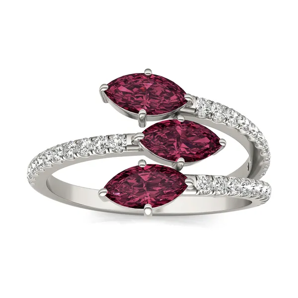 Ruby Tipped Marquise Rea Ring