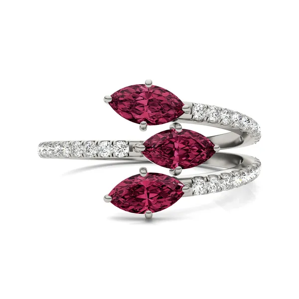 Ruby Tipped Marquise Rea Ring