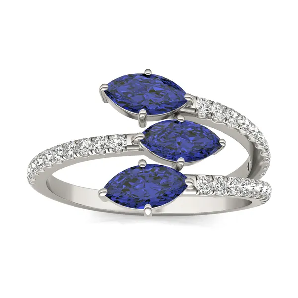 Sapphire Tipped Marquise Rea Ring