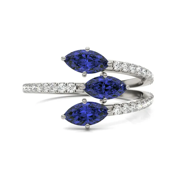 Sapphire Tipped Marquise Rea Ring