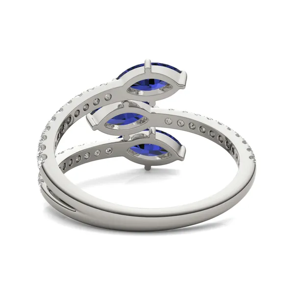 Sapphire Tipped Marquise Rea Ring