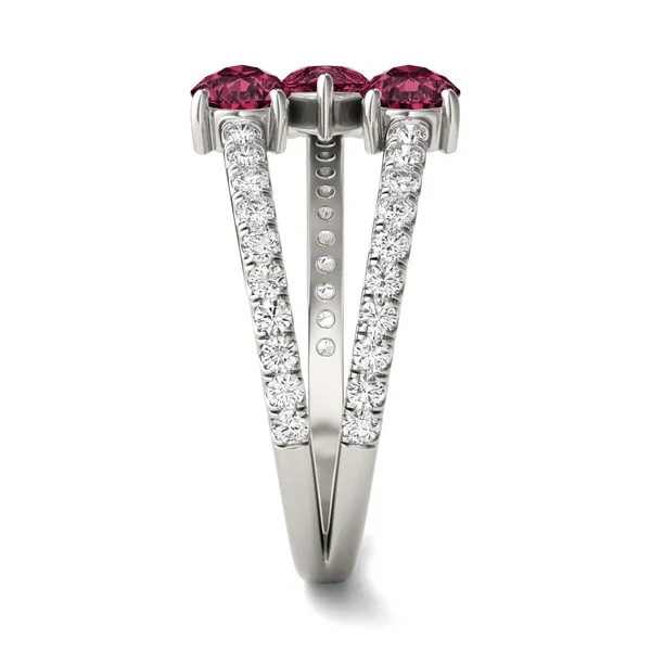 Ruby Tipped Pear Rea Ring