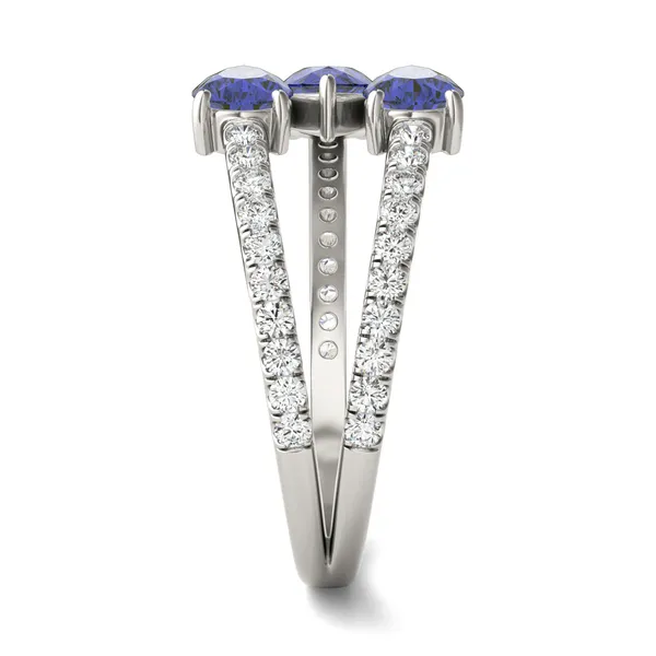 Sapphire Tipped Pear Rea Ring