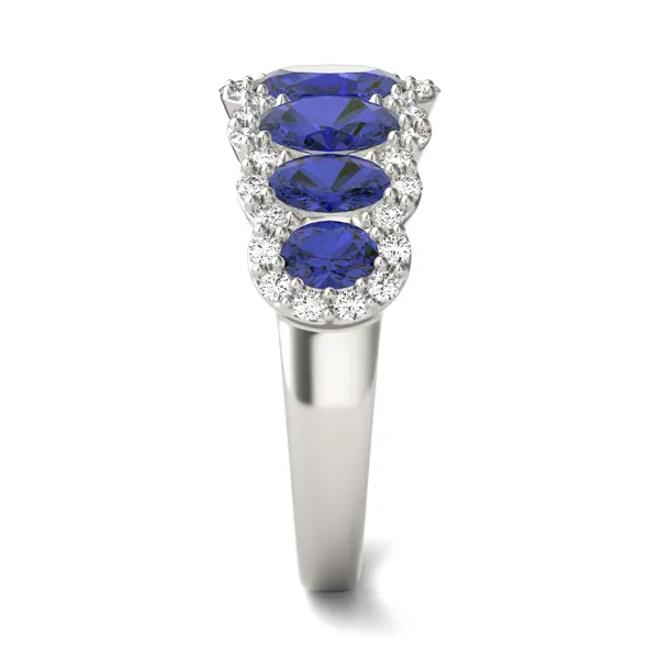 Sapphire Josephine Accented Ring