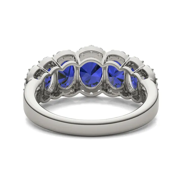 Sapphire Josephine Accented Ring