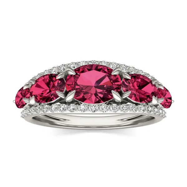 Ruby Victoria Accented Ring