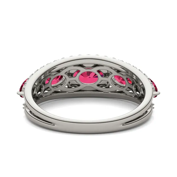 Ruby Victoria Accented Ring