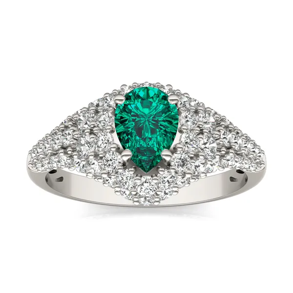 Emerald Odessa Ring