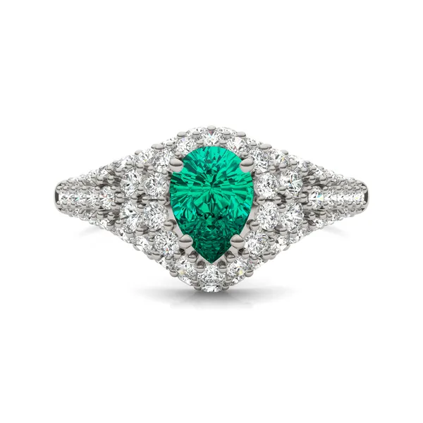 Emerald Odessa Ring