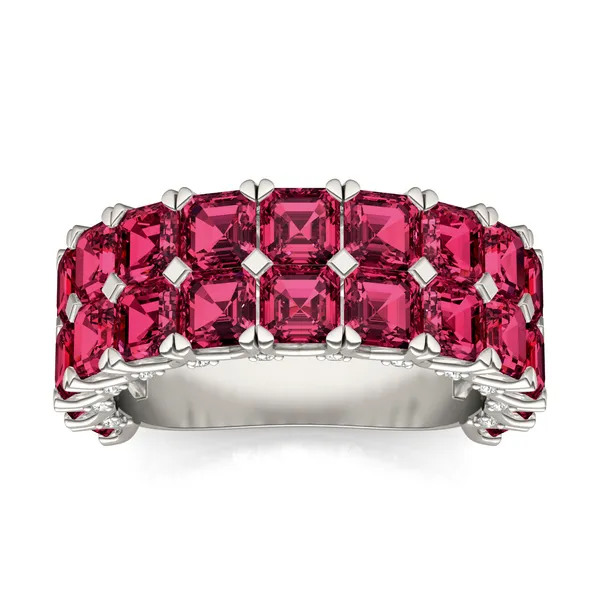 Ruby Double Row Voyager Ring