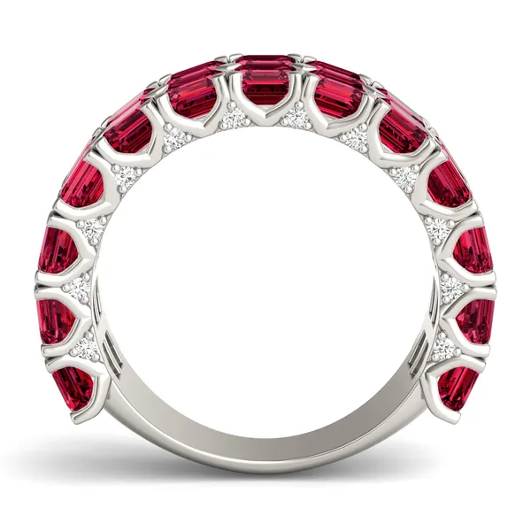 Ruby Double Row Voyager Ring