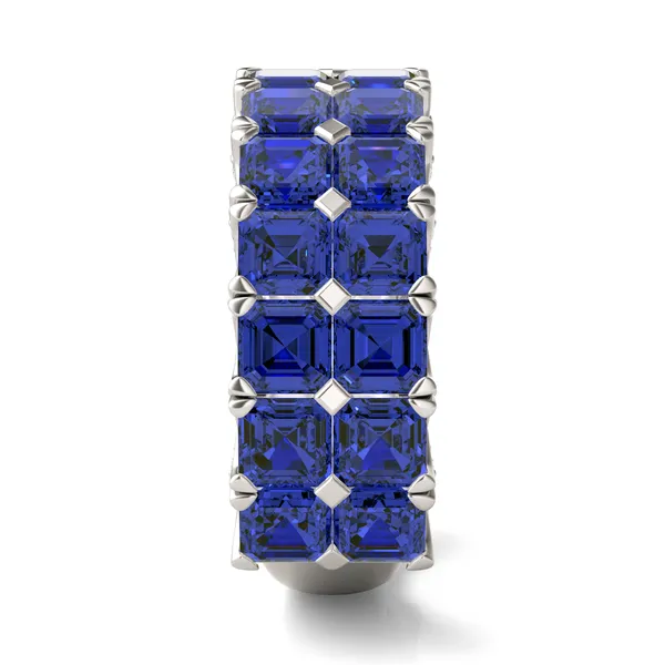 Sapphire Double Row Voyager Ring