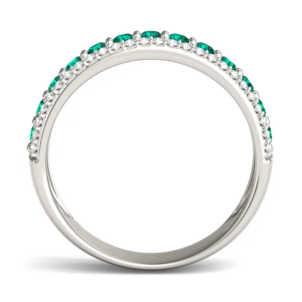 Petite Emerald Valiant Ring