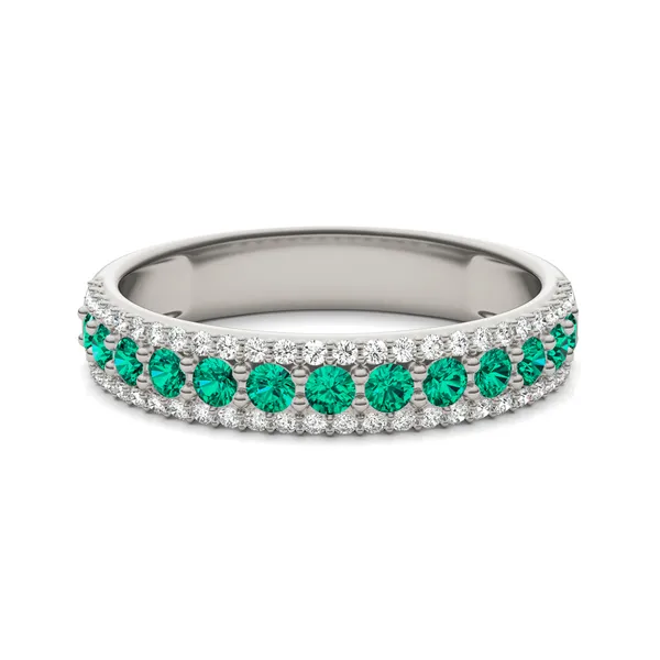 Petite Emerald Valiant Ring