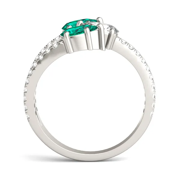 Emerald Rea Accented Ring