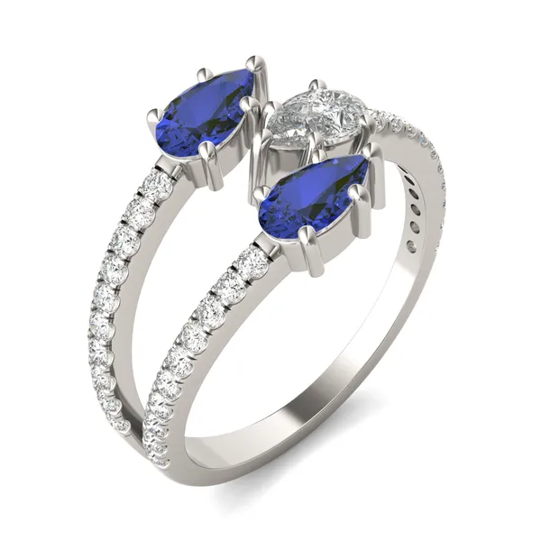 Sapphire Rea Accented Ring