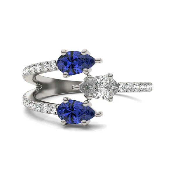 Sapphire Rea Accented Ring