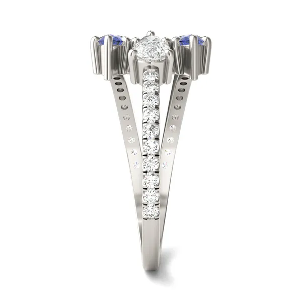 Sapphire Rea Accented Ring
